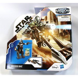 Star Wars Mandalorian Mission Fleet Speeder Bike The Mandalorian & Baby Yoda